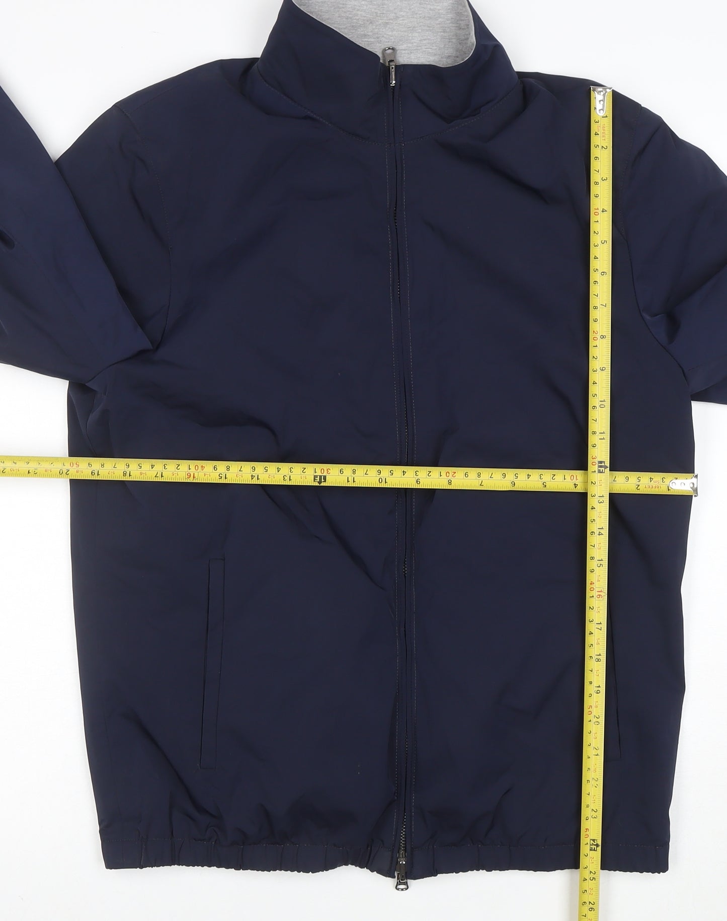 Loro Piana Men's Blue Wool Softshell Jacket Size S