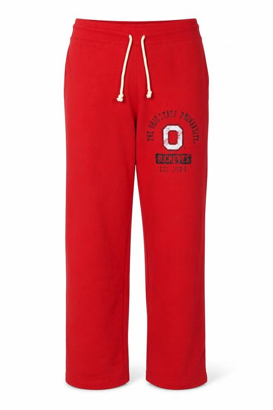 J. America Women's Red M Ohio State Sweatpants