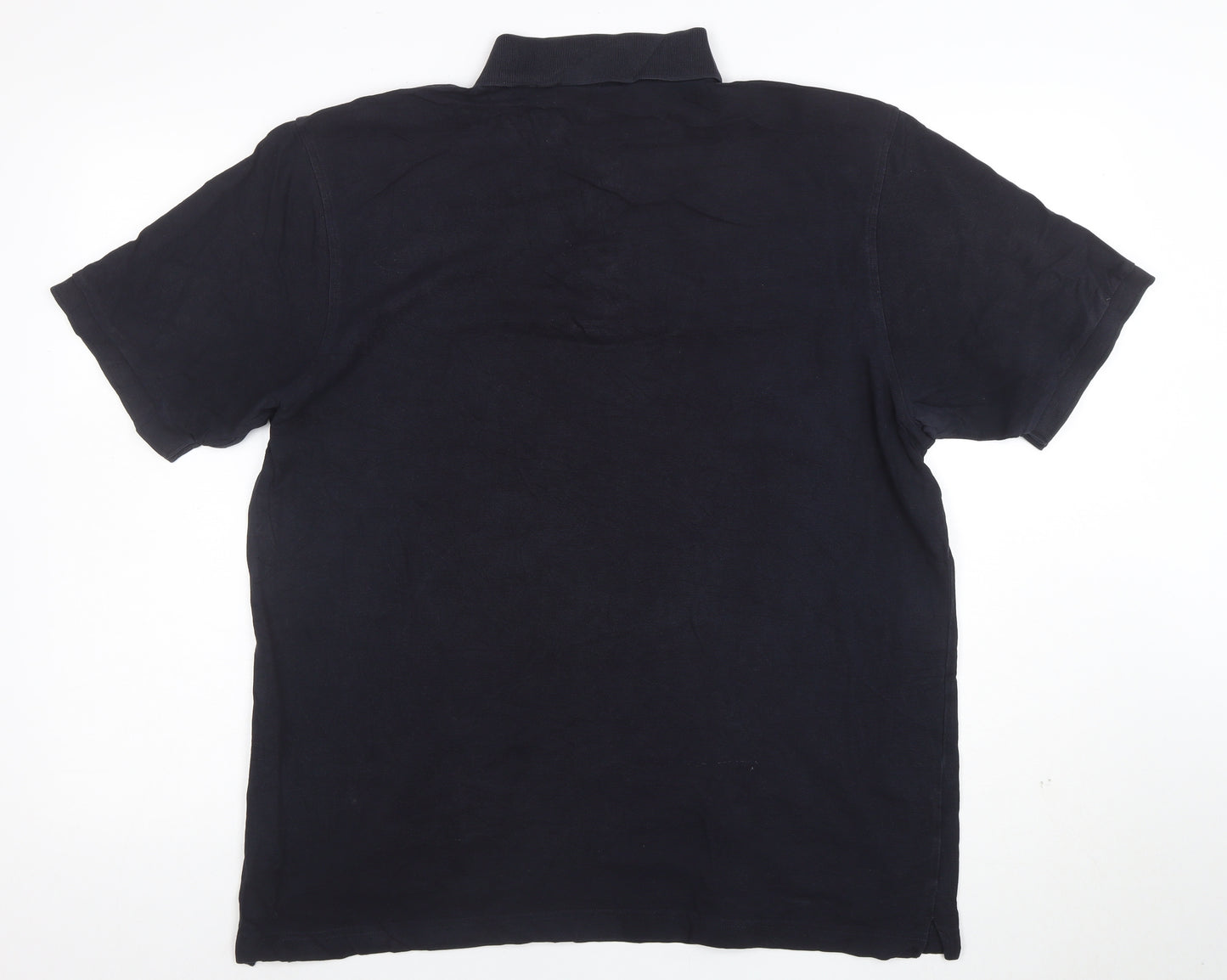 Hugo Boss Mens Black XL Pima Cotton Polo Shirt