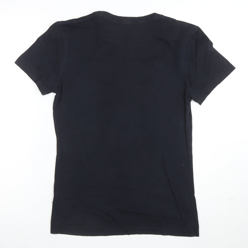 Calvin Klein Jeans Women's Black Cotton Logo T-Shirt Size M