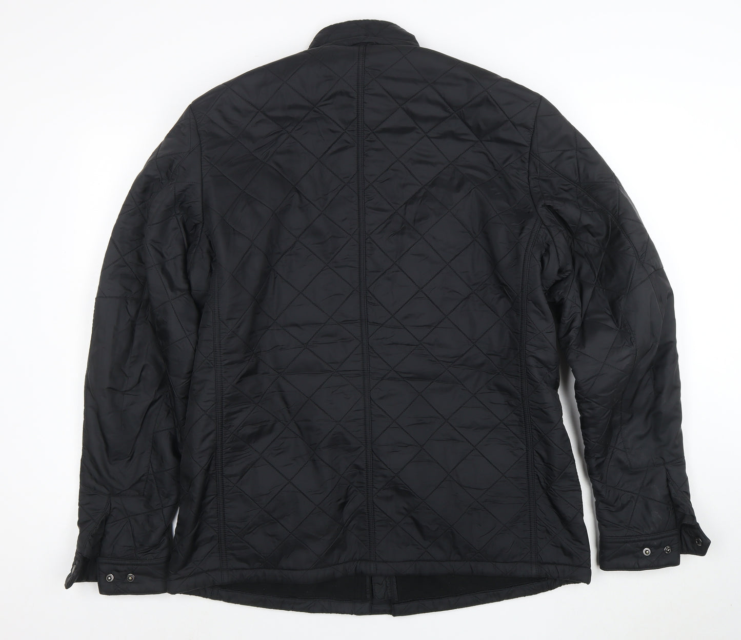 Barbour International Men’s Black XL Quilted Motorcycle Jacket