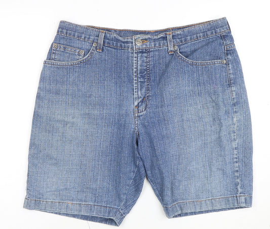 Lee Men's Blue Denim Chino Shorts Size 34 Regular Casual