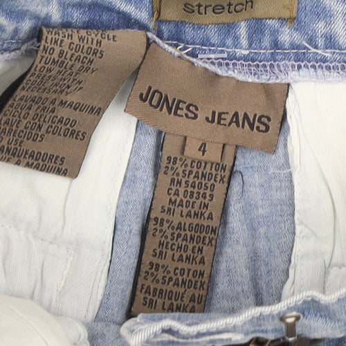 Jones Jeans Women’s Blue Cropped Stretch Denim Jeans Size 4