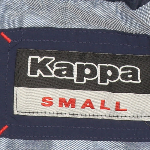 Kappa Men's Blue Hooded Windbreaker Jacket Small