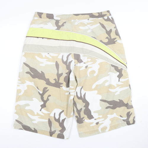 Reebok Mens Beige Camouflage Cargo Shorts XL Outdoor Style