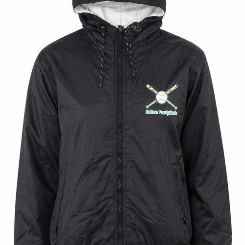 Holloway Women’s Black Hooded Windbreaker Jacket Size S