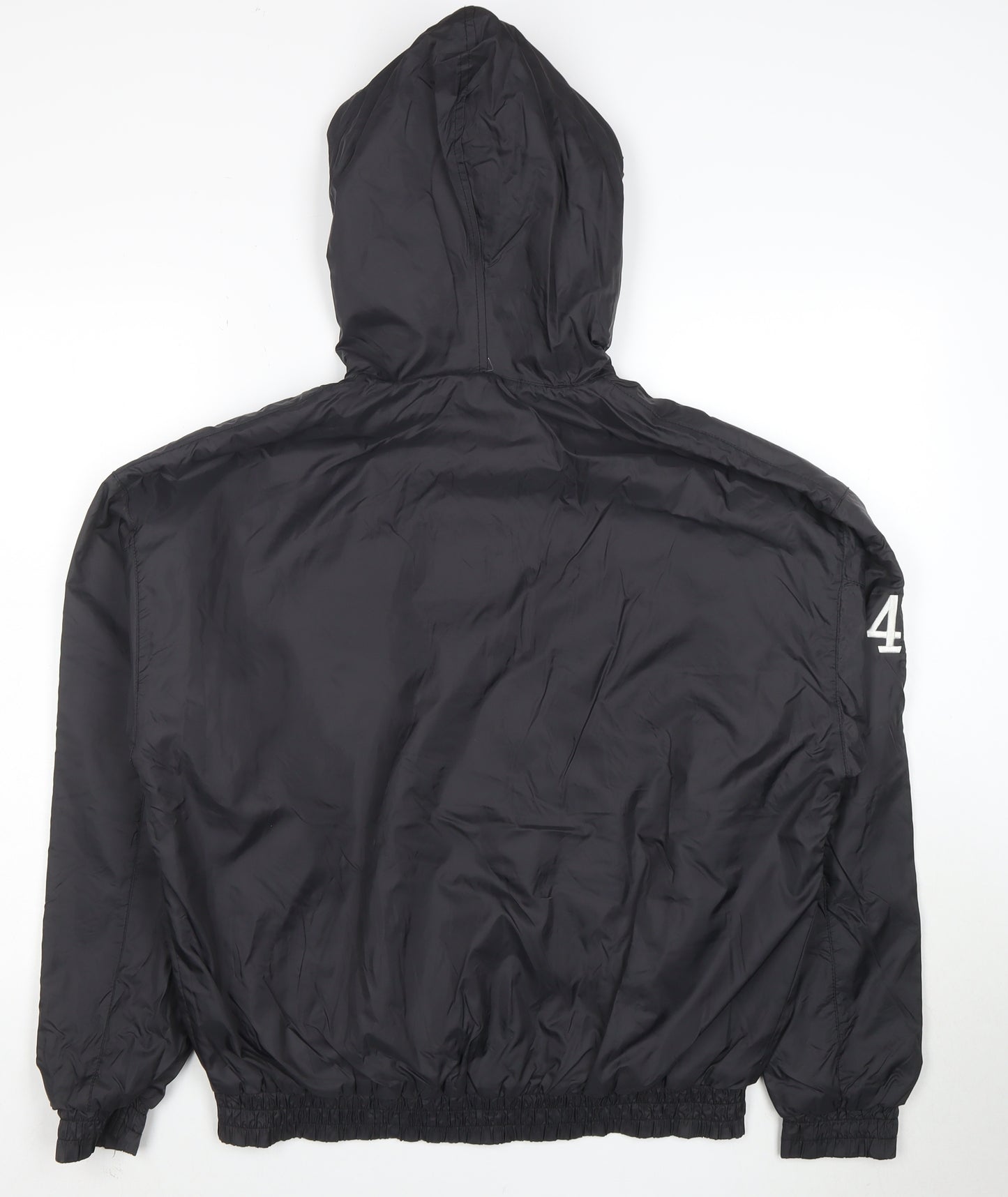 Holloway Women’s Black Hooded Windbreaker Jacket Size S