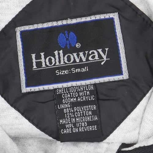 Holloway Women’s Black Hooded Windbreaker Jacket Size S