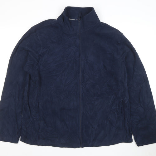 Slazenger Men’s Blue Fleece Full Zip Jacket Size L