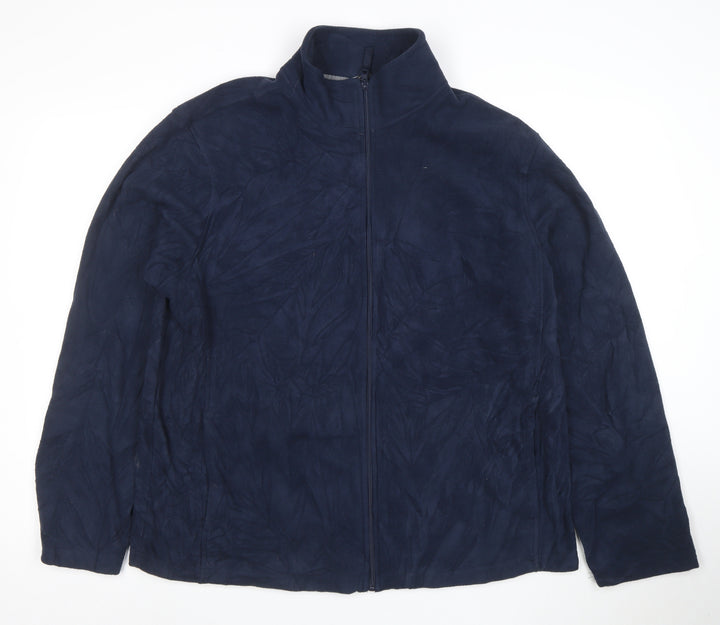 Slazenger Men’s Blue Fleece Full Zip Jacket Size L