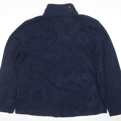 Slazenger Men’s Blue Fleece Full Zip Jacket Size L