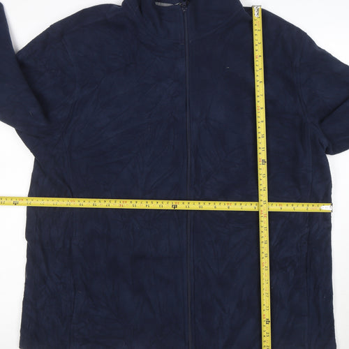 Slazenger Men’s Blue Fleece Full Zip Jacket Size L
