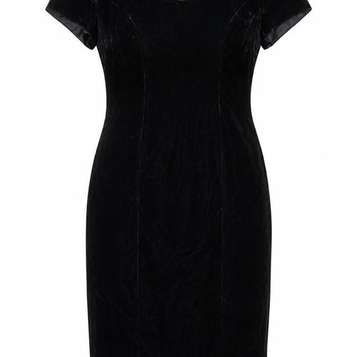 Liz Claiborne Women’s Black Velvet Petite Sheath Dress Size 12