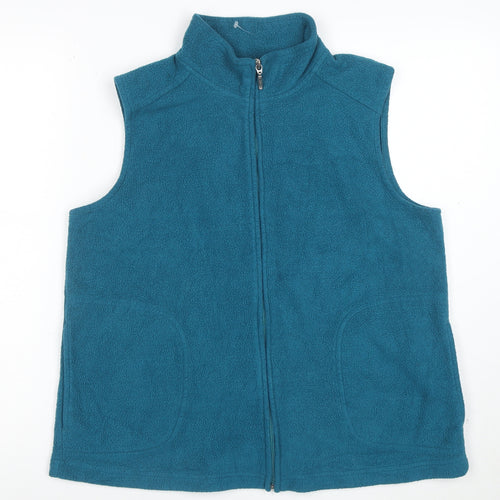 Northern Reflections Womens Blue Fleece Zip Waistcoat L