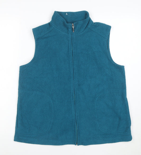 Northern Reflections Womens Blue Fleece Zip Waistcoat L