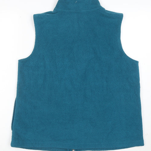 Northern Reflections Womens Blue Fleece Zip Waistcoat L