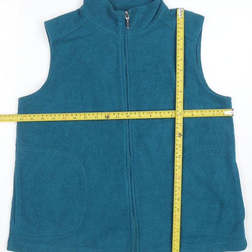 Northern Reflections Womens Blue Fleece Zip Waistcoat L