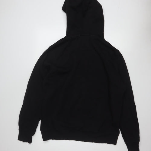 French Connection Men's Black XL Pullover Hoodie with Logo