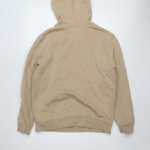 Adidas Womens Beige Pullover Hoodie Size 10 UK Cotton Blend Casual