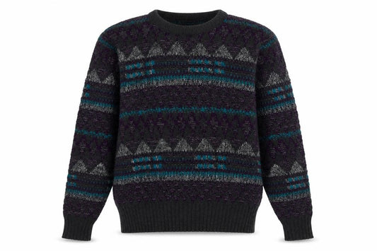 Jantzen Men’s Multicoloured Geometric Knit Pullover Jumper M