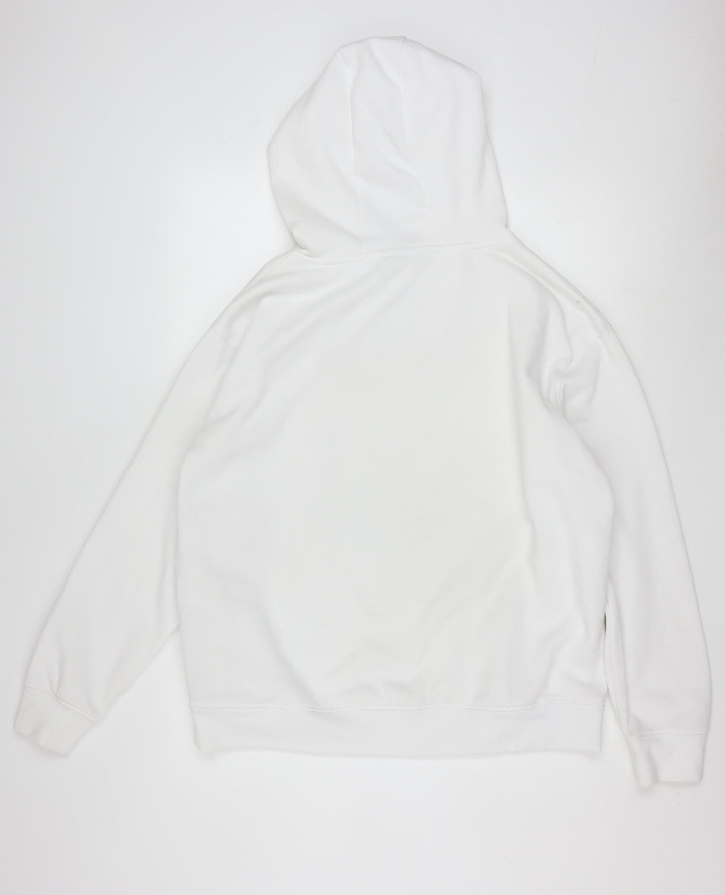 Disney Women White Hoodie Mickey & Friends M 12/14 Pullover