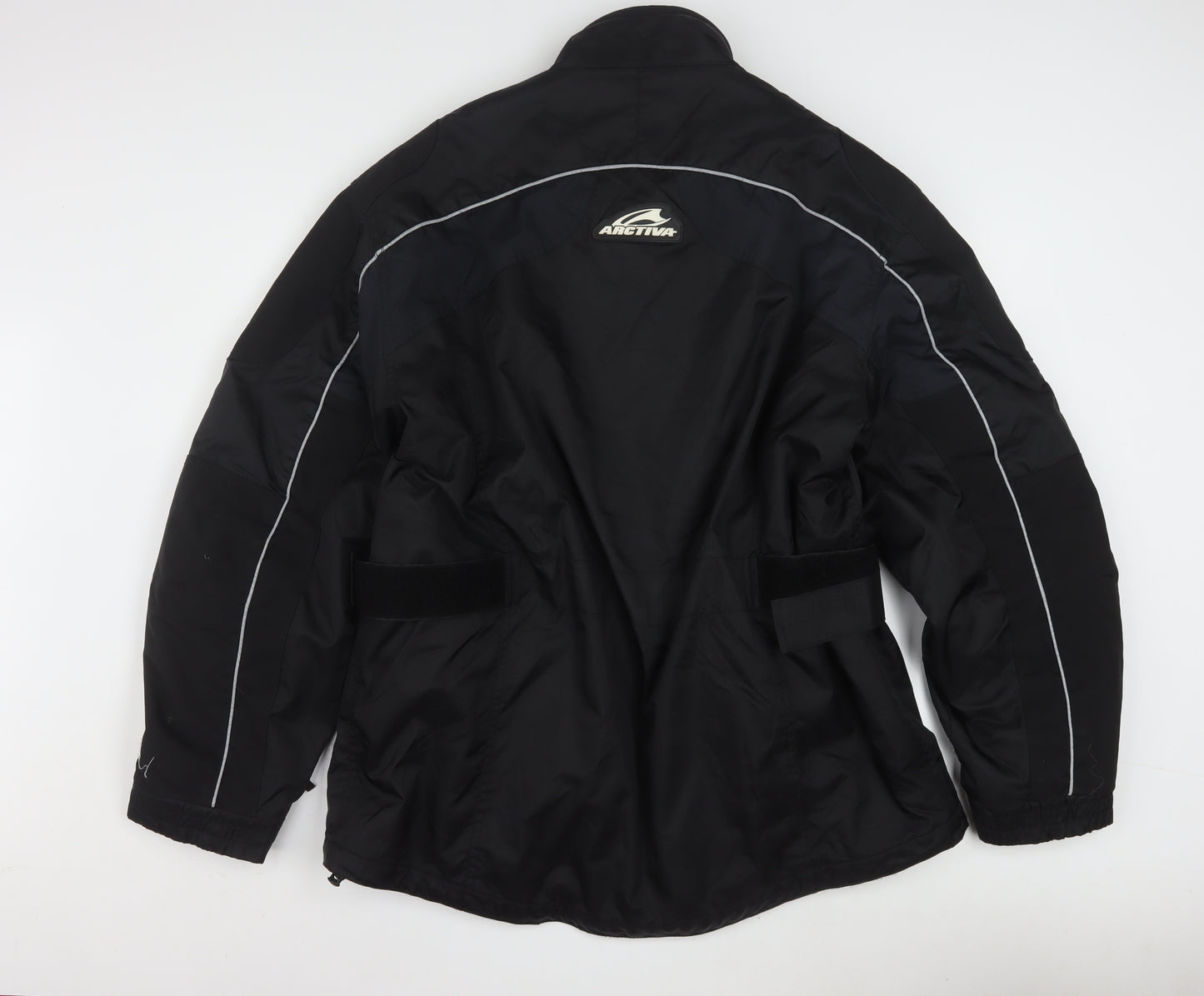 Arctiva Men's Black M Motorcycle Waterproof Jacket with Belt