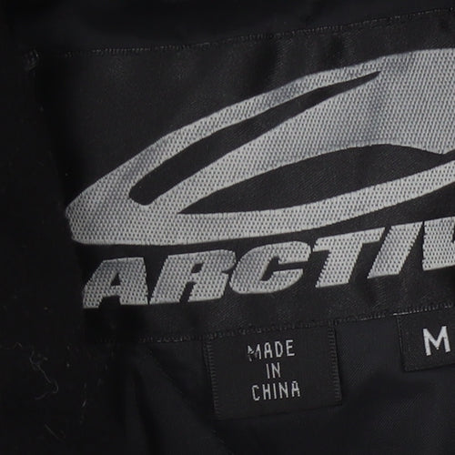 Arctiva Men's Black M Motorcycle Waterproof Jacket with Belt