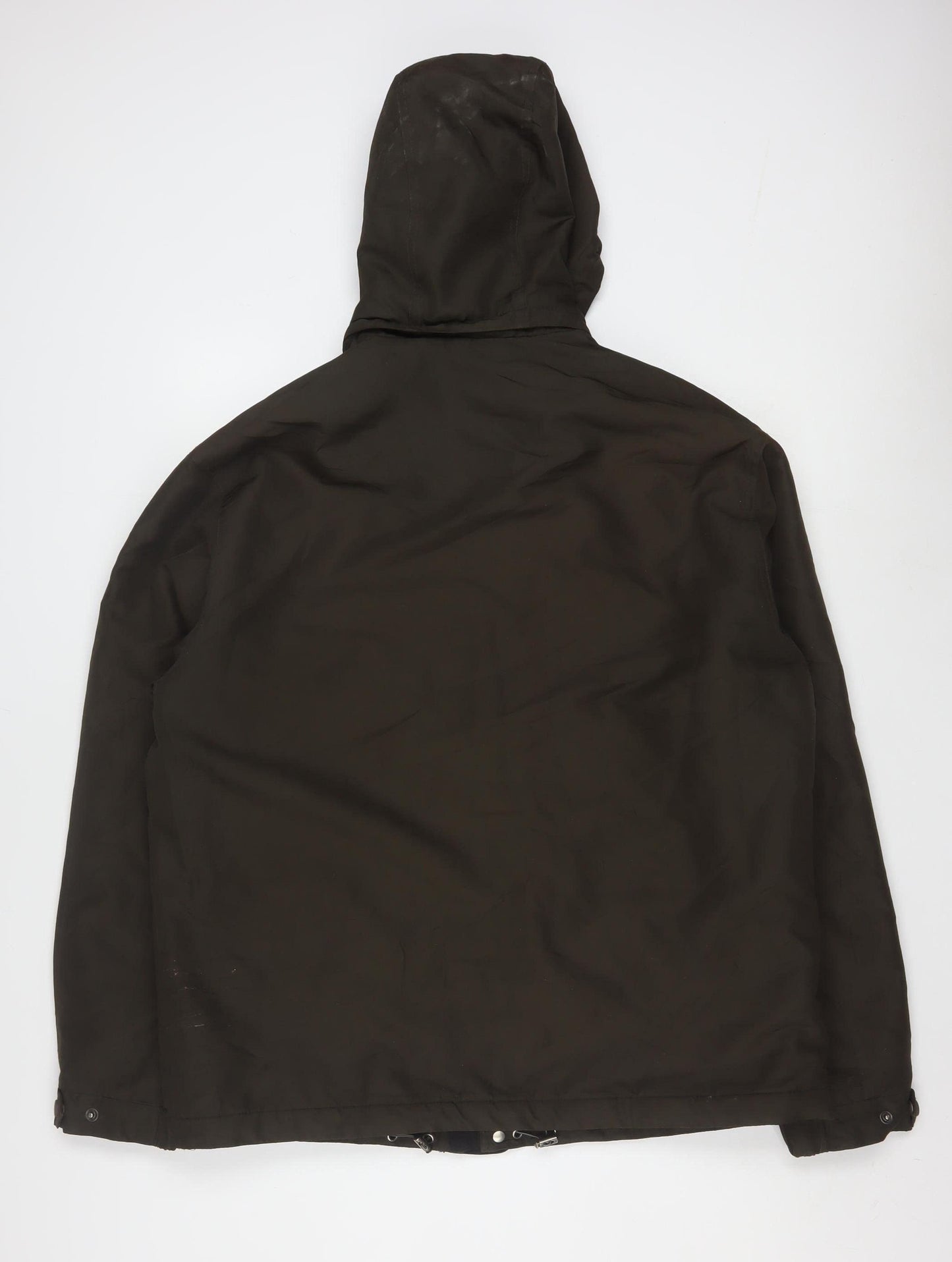 Dockers Men's Brown Hooded Waterproof Parka Jacket Size M
