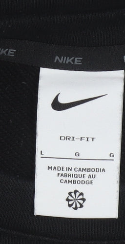 Nike Men's Black Dri-Fit Pullover Sweatshirt Size L
