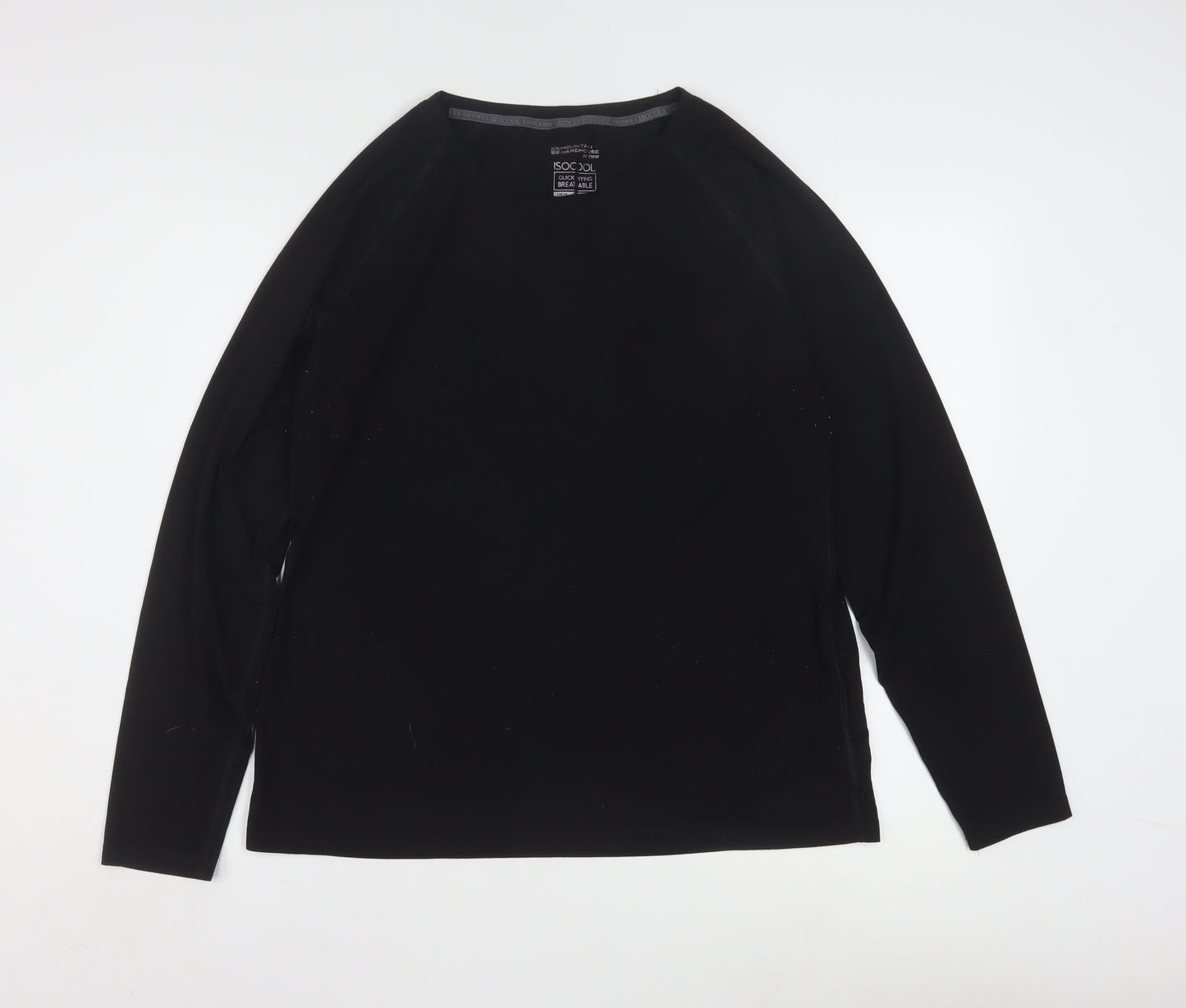 Mountain Warehouse Women's Black Isocool Long Sleeve Active Top UK16