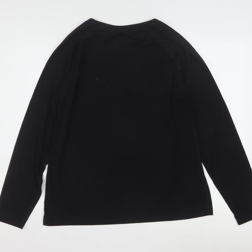 Mountain Warehouse Women's Black Isocool Long Sleeve Active Top UK16
