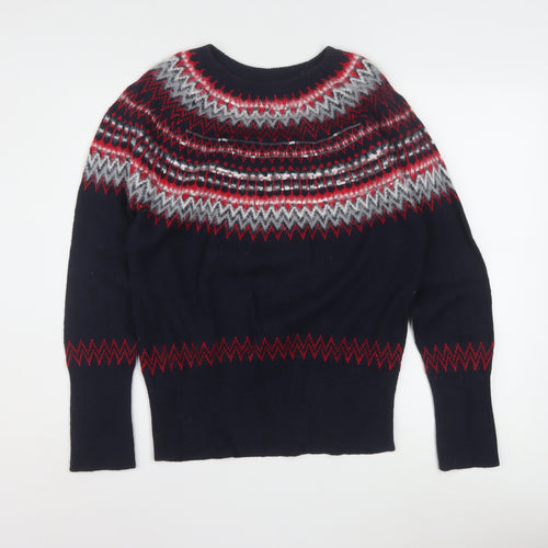Tommy Hilfiger Womens Multicoloured Fair Isle Knit Jumper Size L