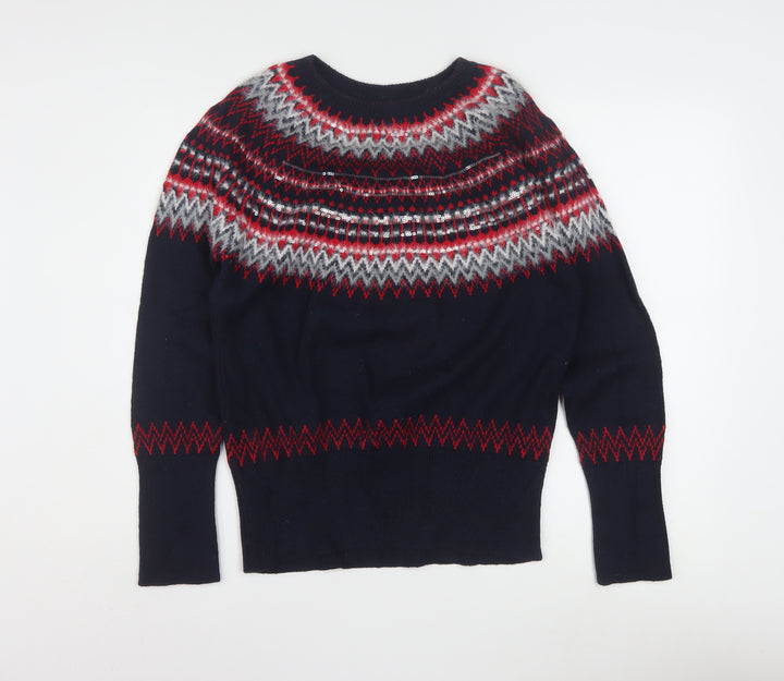 Tommy Hilfiger Womens Multicoloured Fair Isle Knit Jumper Size L