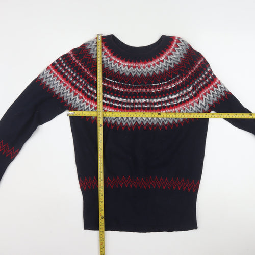 Tommy Hilfiger Womens Multicoloured Fair Isle Knit Jumper Size L