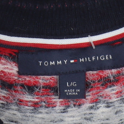 Tommy Hilfiger Womens Multicoloured Fair Isle Knit Jumper Size L