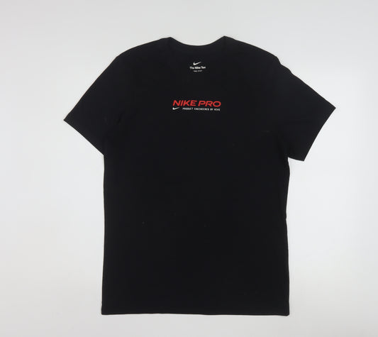 Nike Pro Men's Black Dri-Fit Short Sleeve Crew Neck T-Shirt Small