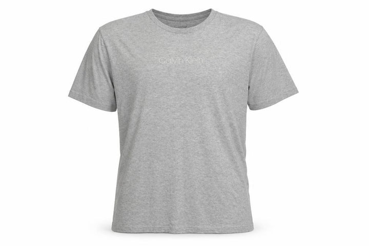 Calvin Klein Men's Grey Crew Neck Cotton Blend T-Shirt M