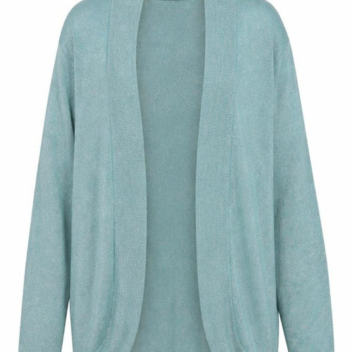 Susan Graver Women’s Green Long Sleeve Open Cardigan Size S