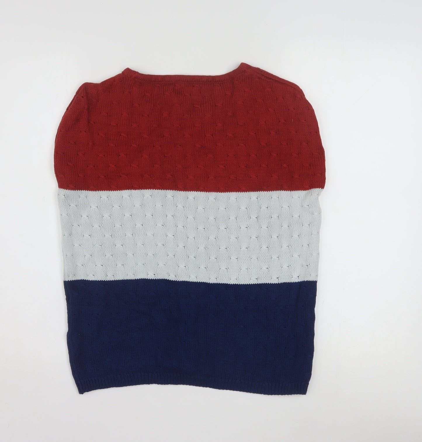 The Roadster Life Co. Women's Multicoloured Cotton Crew Neck Jumper L