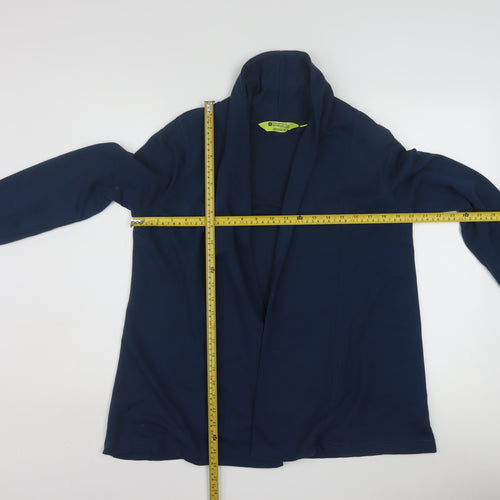Mountain Warehouse Women's Blue Cotton Blend Long Sleeve Cardigan Size 10