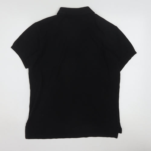 Polo Ralph Lauren Men's Black Slim Fit Short Sleeve Polo Shirt M
