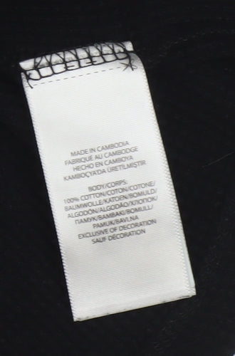 Polo Ralph Lauren Men's Black Slim Fit Long Sleeve Cotton Top Size S