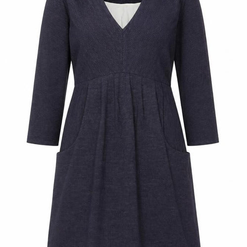 Kaliko Women's Blue Knee Length A-Line Dress Size 10
