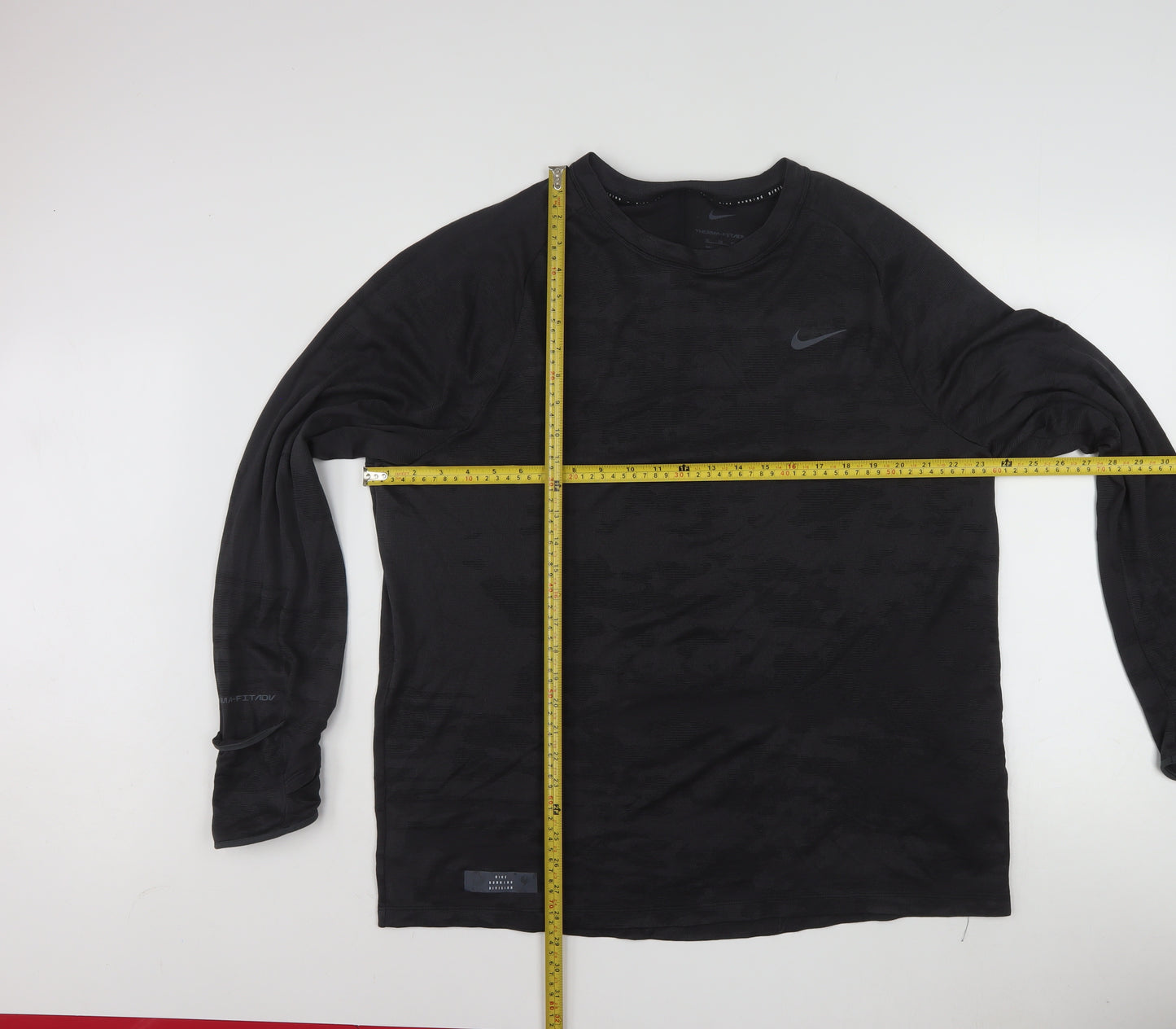 Nike Men's Black XL Therma-Fit ADV Running Long Sleeve Top