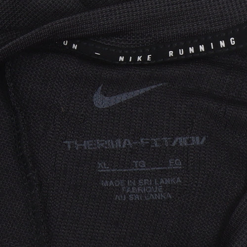 Nike Men's Black XL Therma-Fit ADV Running Long Sleeve Top