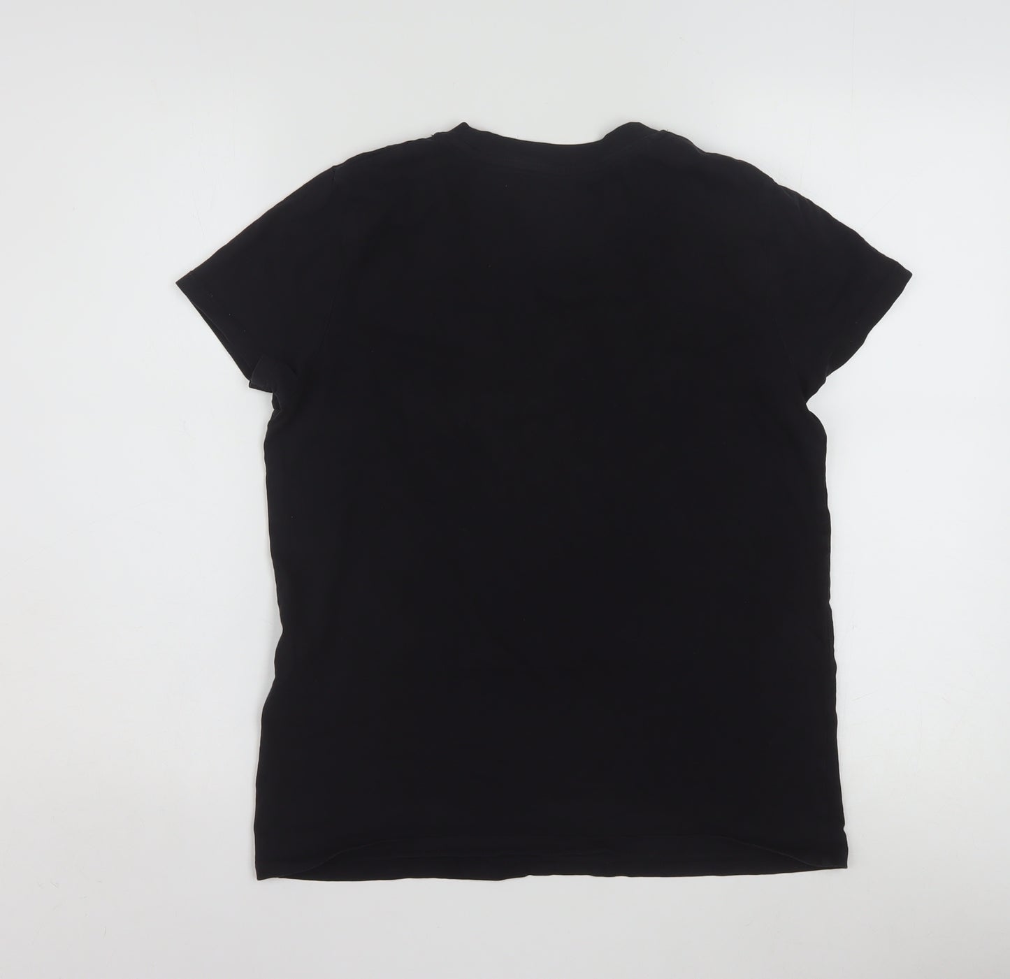 Levi's Women's Black Cotton Crew Neck Short Sleeve T-Shirt S