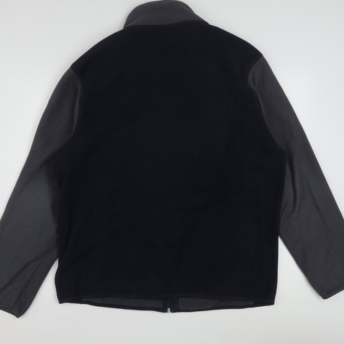 Cedarwood State Men’s Grey & Black Fleece Jacket L Full Zip Outdoor
