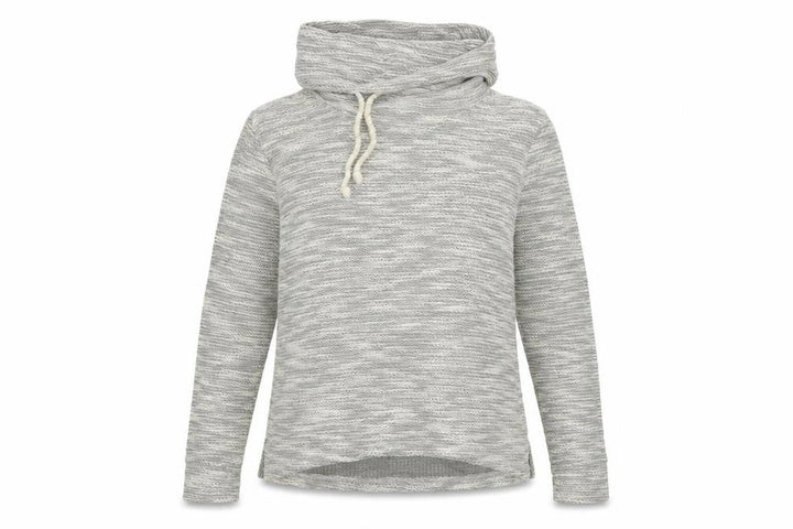 Hollister Women’s Grey Knit Pullover Hoodie XS Cotton Blend