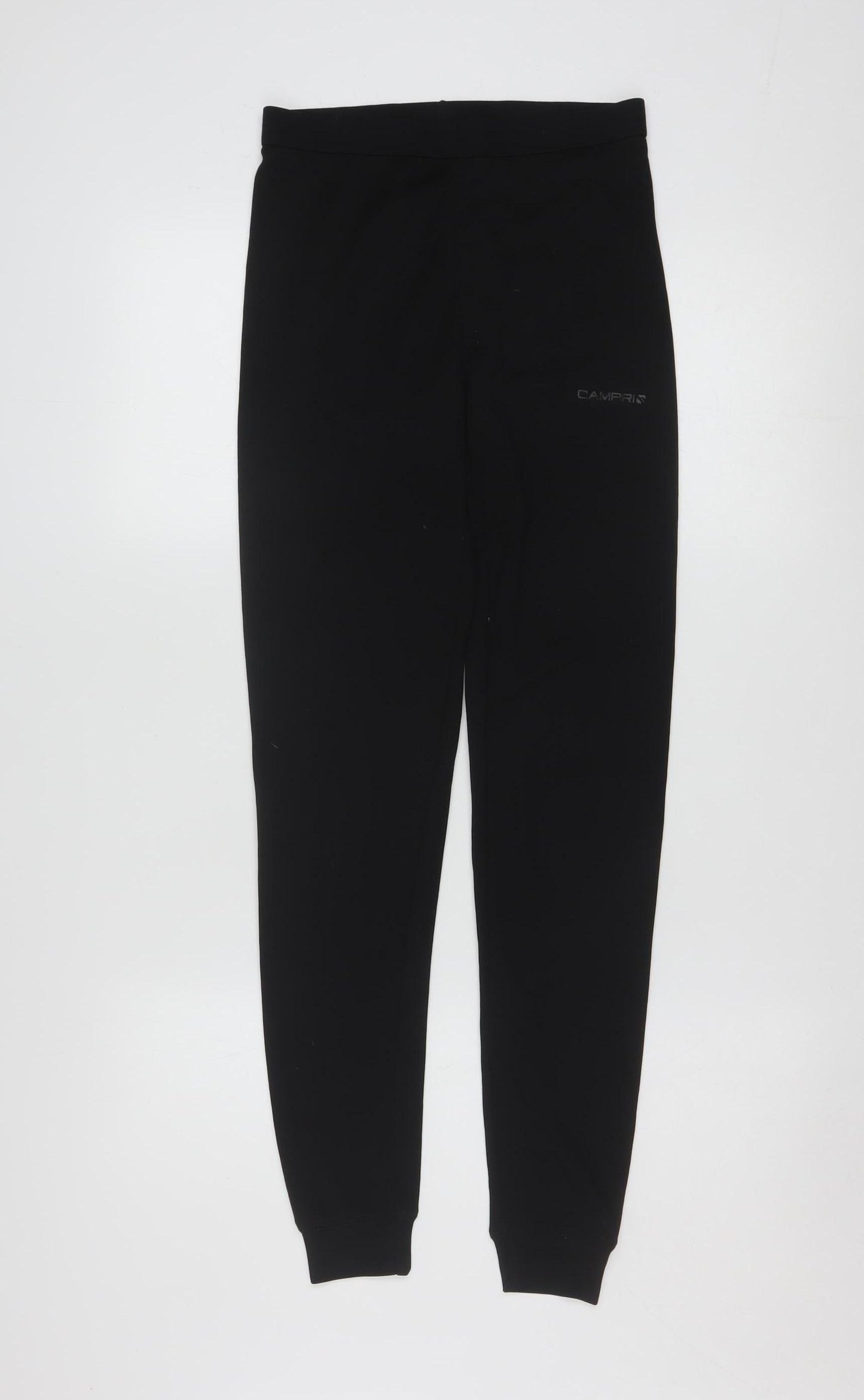 Campri Womens Black Size 10 Sports Baselayer Leggings