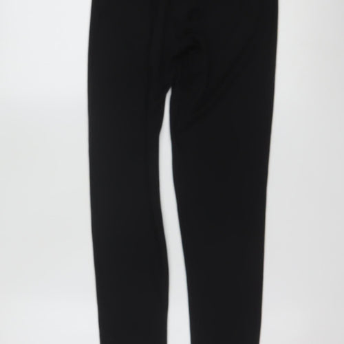 Campri Womens Black Size 10 Sports Baselayer Leggings